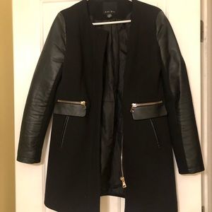 Sleeved Leather jacket